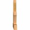 Ekena Millwork Richland Rough Sawn Timber Gable Bracket, Western Red Cedar, 60"W x 40"H x 4"D x 6"F, 16/12 Pitch GBW060X40X0406RIC00RWR - alternate 2
